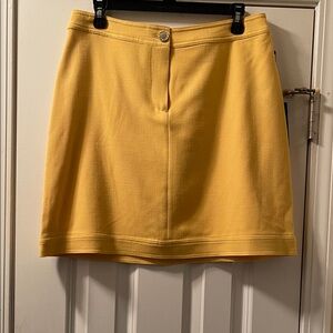 Tommy Hilfiger Mustard Mini Skirt